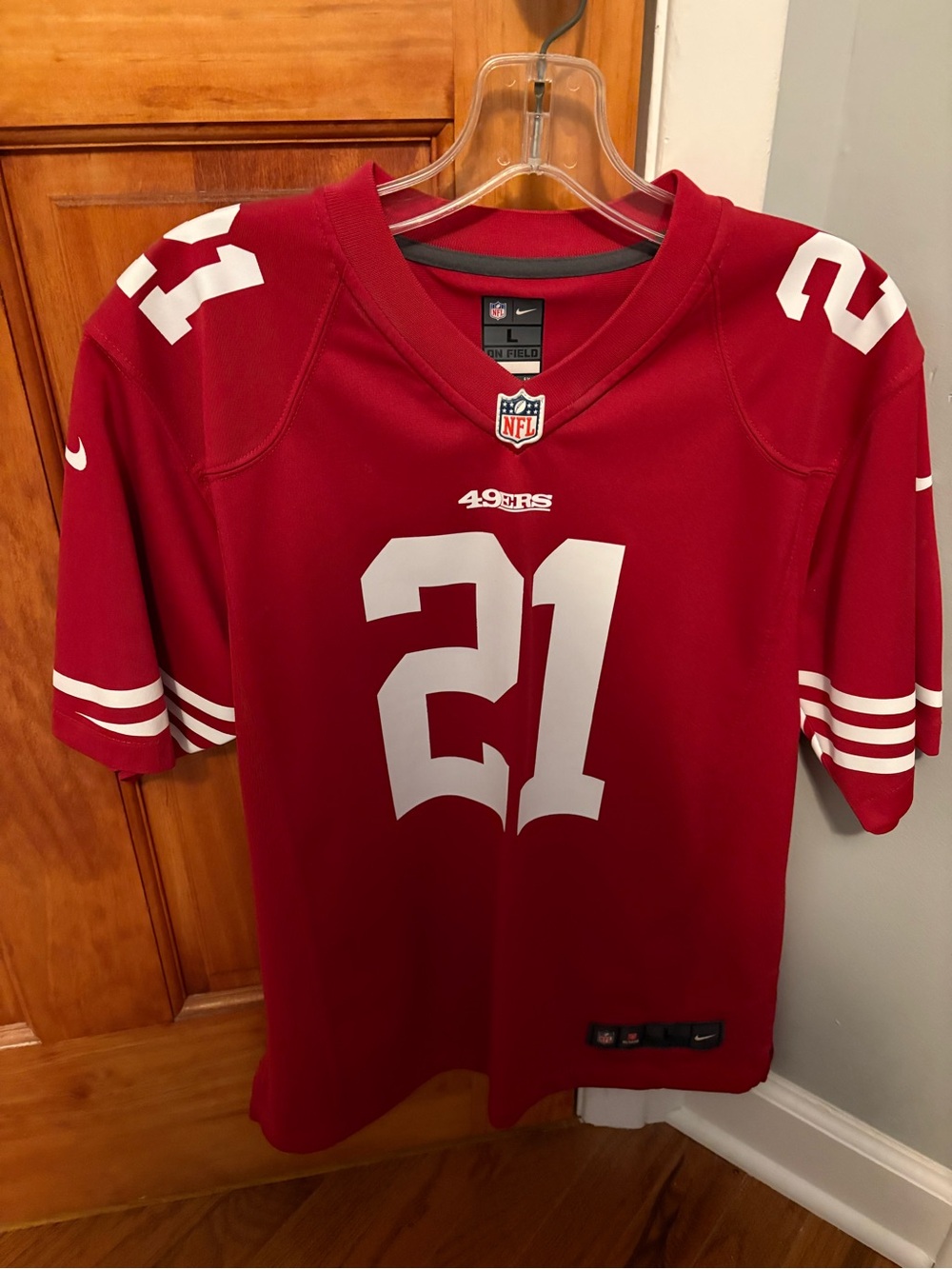 NFL Kids San Francisco 49ers #21 Red Jersey